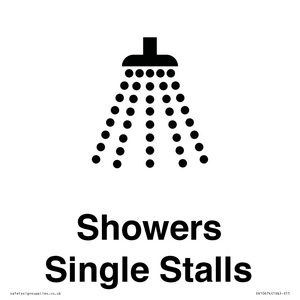 Showers with Single Stalls